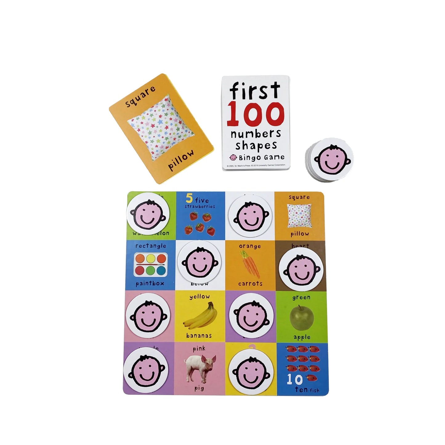 FIRST 100 NUMBERS / SHAPES BINGO