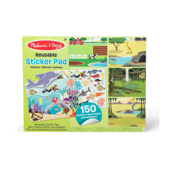 Melissa & Doug: Habitats - Reusable Sticker Pads
