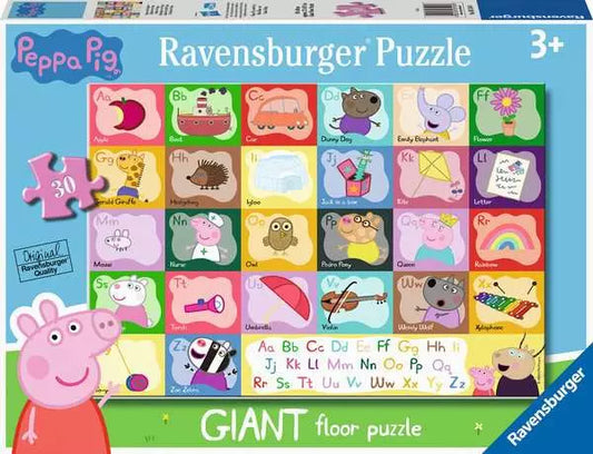 Ravensburger Peppa Pig Alphabet Giant 30 piece puzzle box