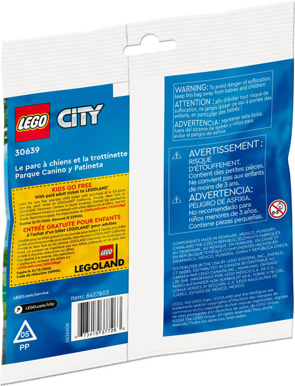 LEGO® | Polybag: Dog Park and Scooter (30639)