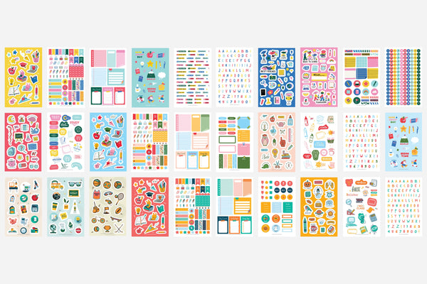 ALL ABOUT SCHOOL STICKER BOOK