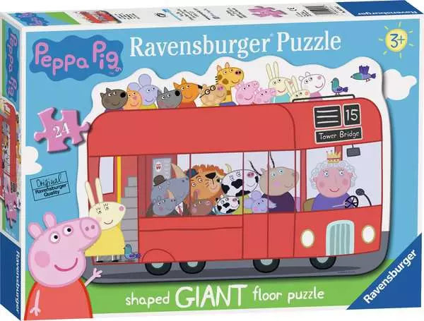 Ravensburger Peppa Pig London Bus 24 piece puzzle box