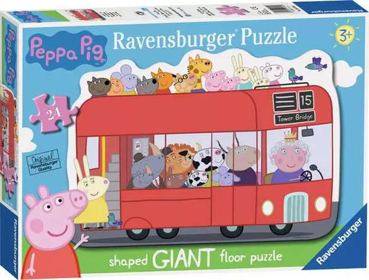 Ravensburger Peppa Pig London Bus 24 piece puzzle box