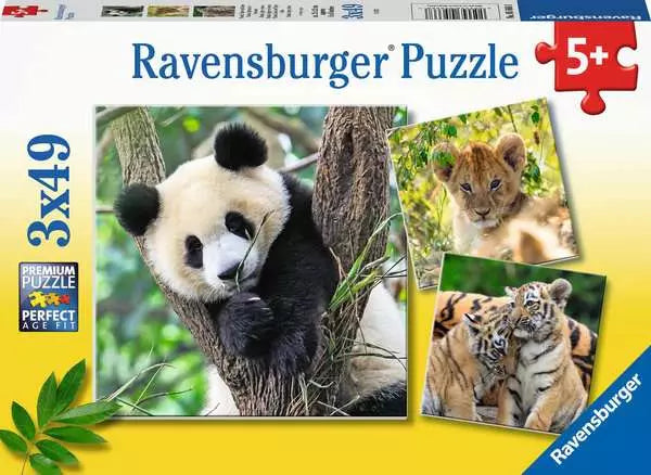 Ravensburger Wildlife 3 x 49 piece puzzle box