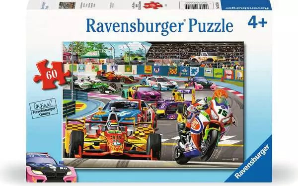 Ravensburger Racetrack Rally 60 piece puzzle box