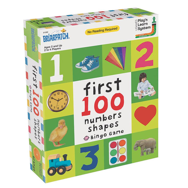 FIRST 100 NUMBERS / SHAPES BINGO