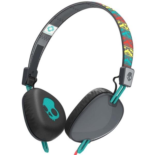 Skullcandy Navigator Grey/Red/Aqua w/Mic