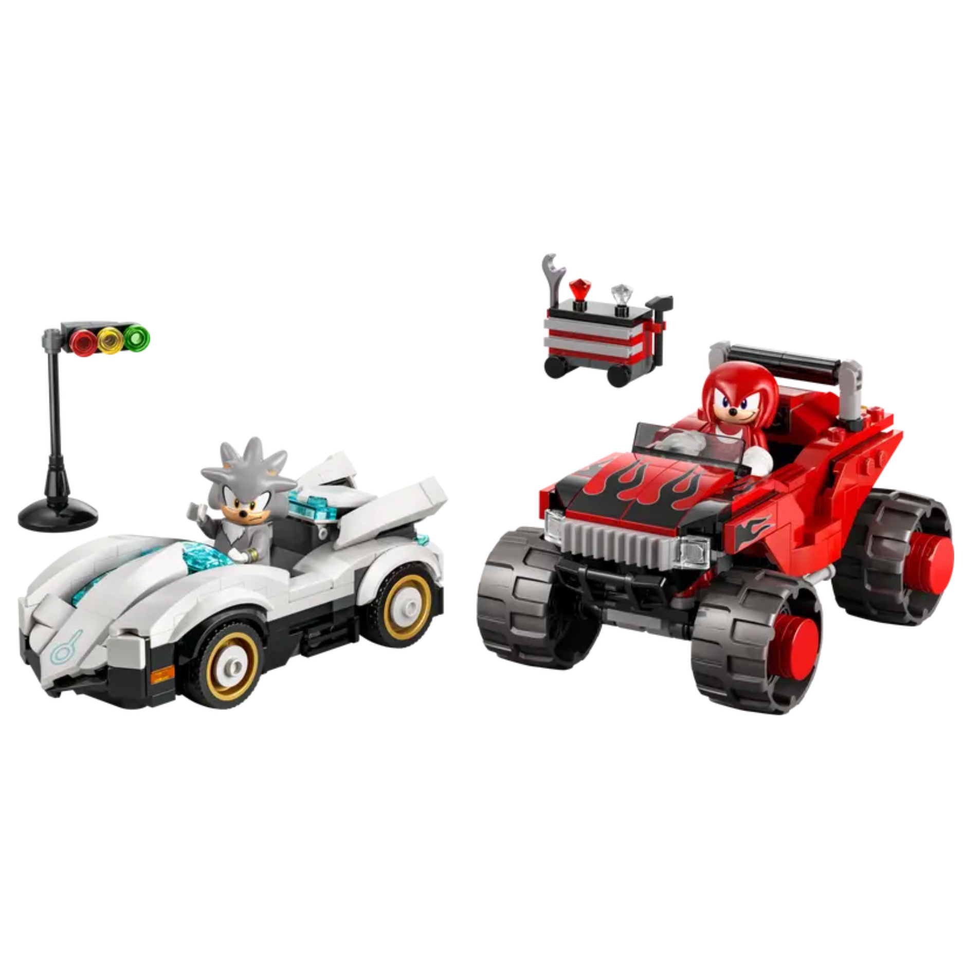 LEGO® | Sonic: Silver's Car vs. Knuckles' Monster Truck (77118)