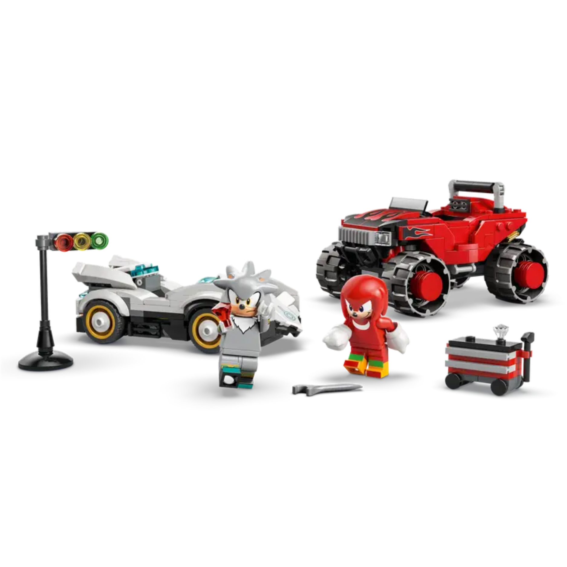 LEGO® | Sonic: Silver's Car vs. Knuckles' Monster Truck (77118)