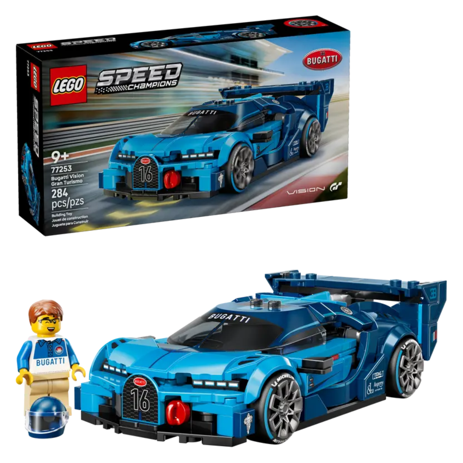 LEGO® | Speed Champions: Bugatti Vision GT Hyper Sports Car (77253)