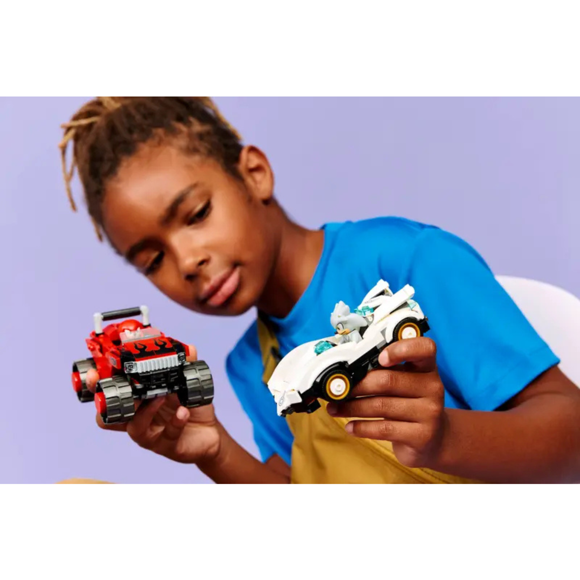 LEGO® | Sonic: Silver's Car vs. Knuckles' Monster Truck (77118)