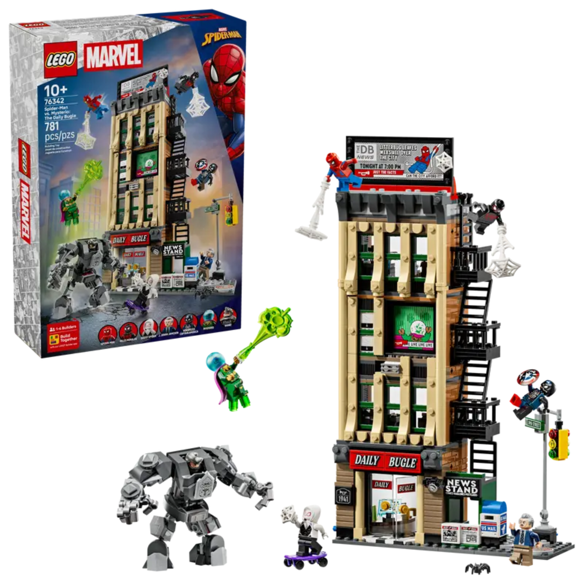 LEGO® | Marvel: Spider-Man vs. Mysterio – The Daily Bugle (76342)