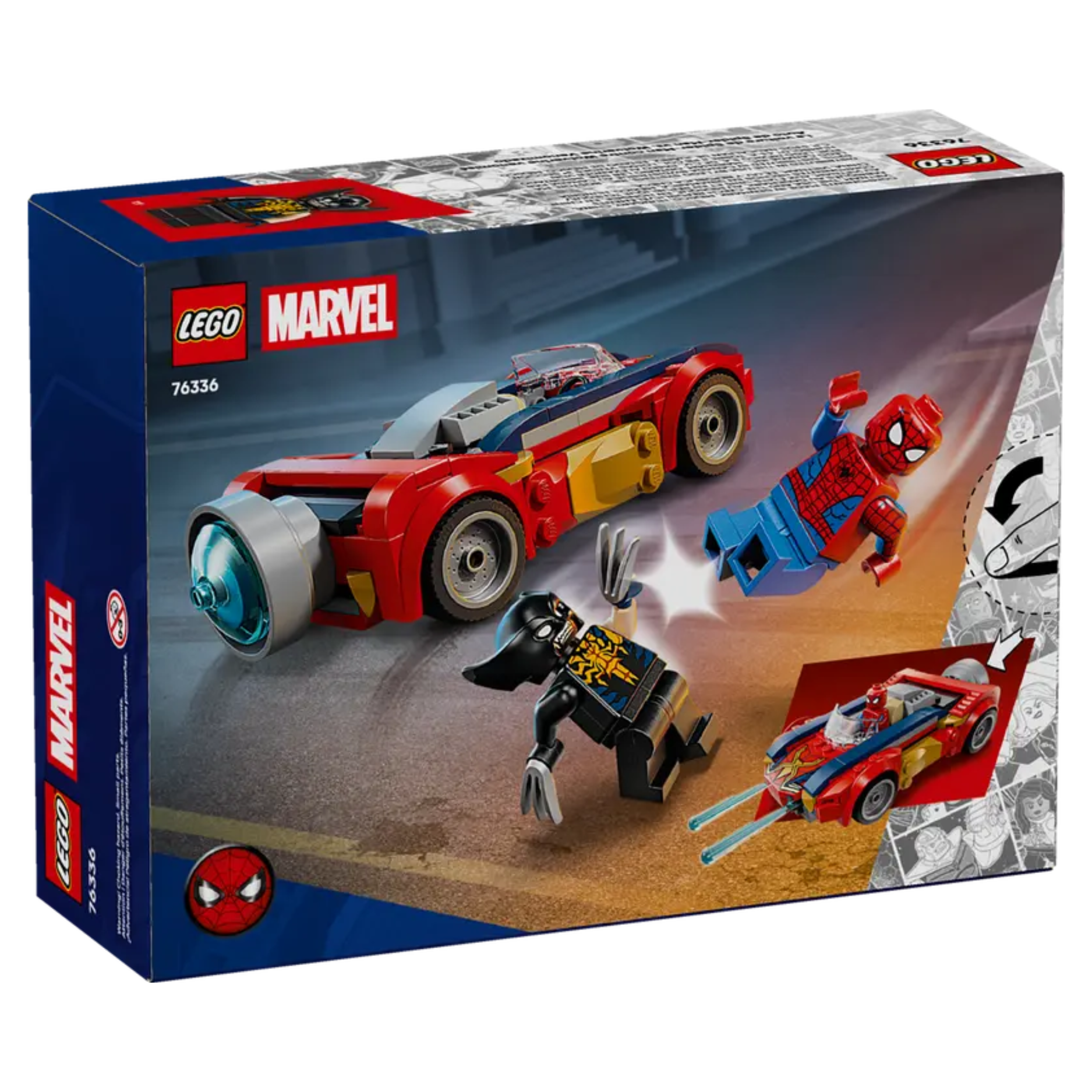 LEGO® | Marvel: Spider-Man Car vs. Venomized Wolverine (76336)