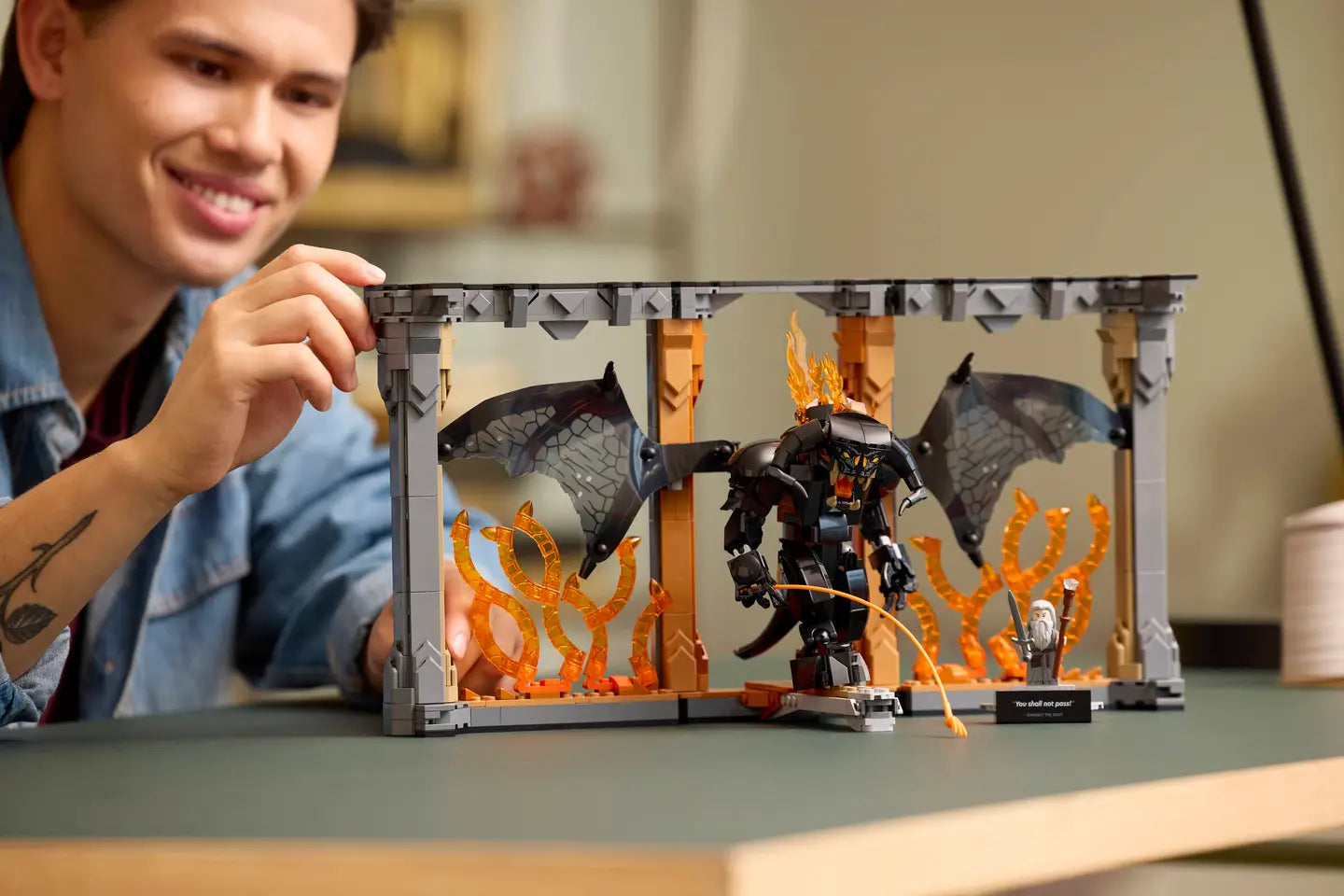 LEGO® | Icons: The Lord of the Rings: Balrog™ Book Nook (10367)