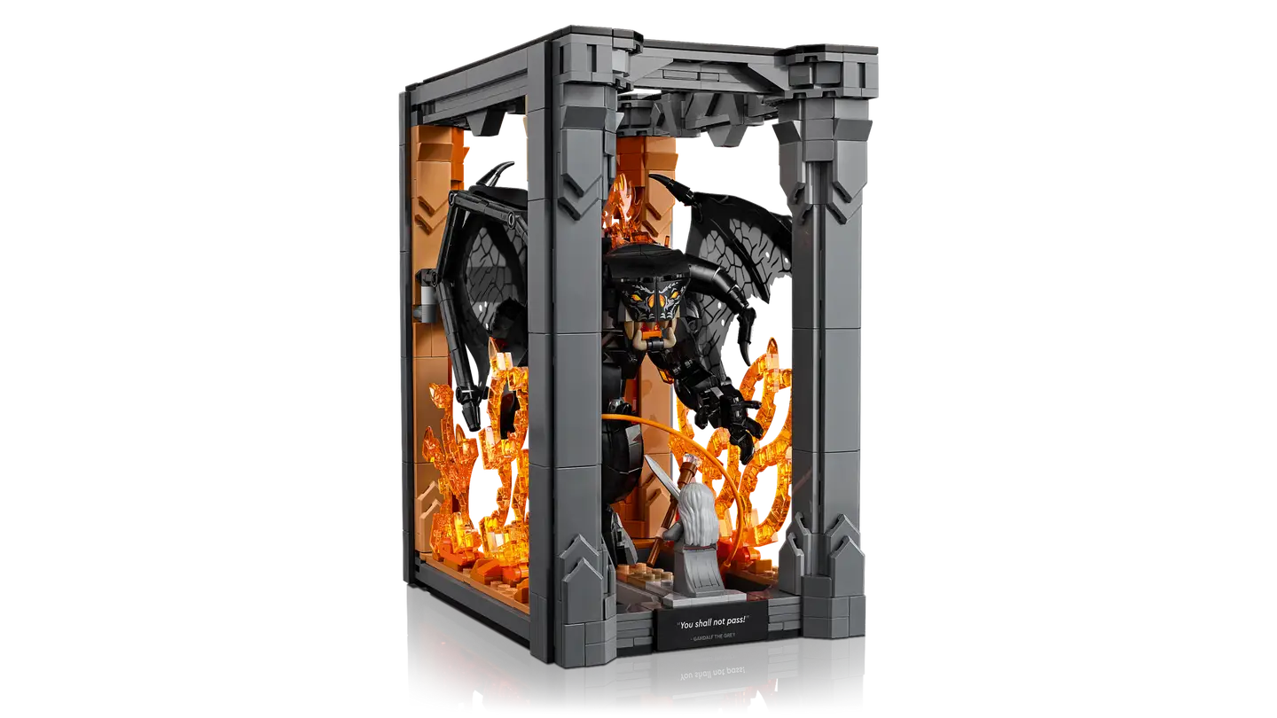 LEGO® | Icons: The Lord of the Rings: Balrog™ Book Nook (10367)