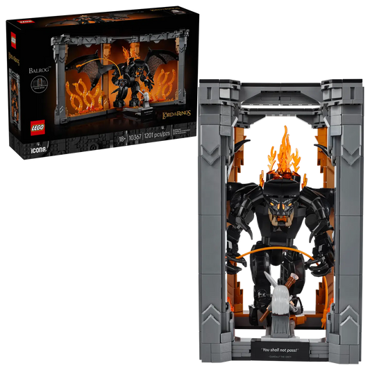 LEGO® | Icons: The Lord of the Rings: Balrog™ Book Nook (10367)