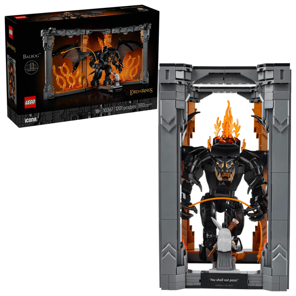 LEGO® | Icons: The Lord of the Rings: Balrog™ Book Nook (10367)