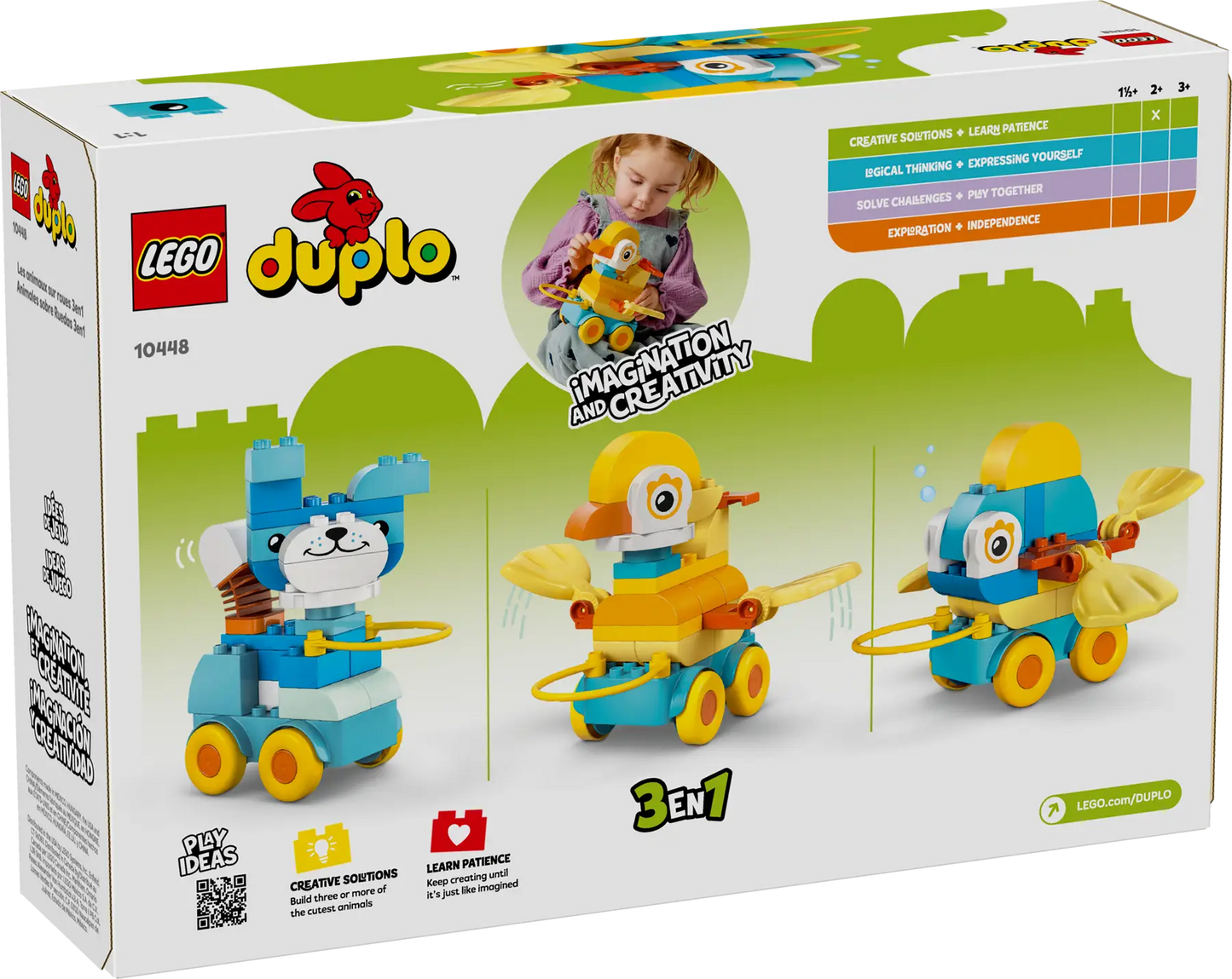 LEGO® | DUPLO: 3in1 Animals on Wheels (10448)
