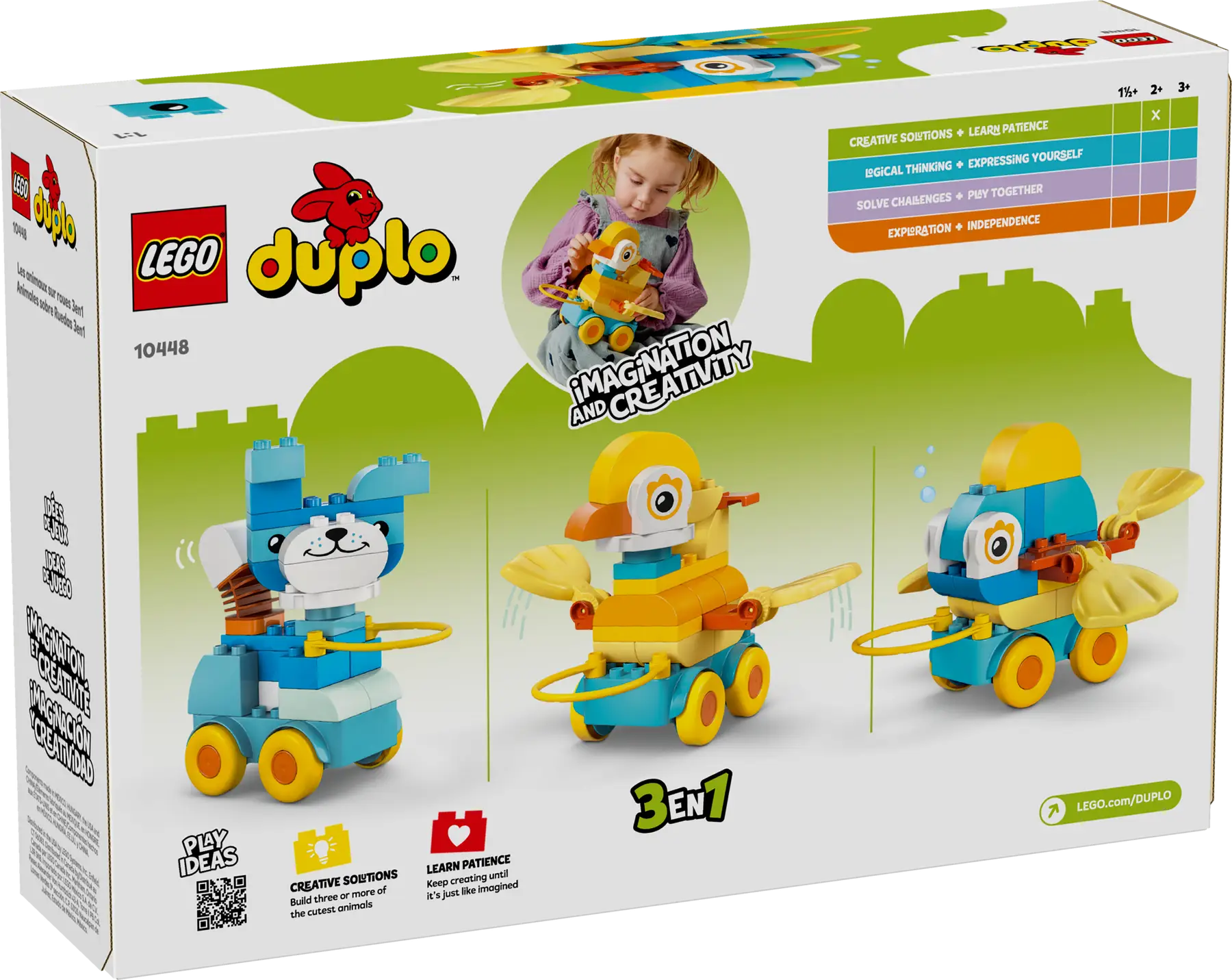LEGO® | DUPLO: 3in1 Animals on Wheels (10448)