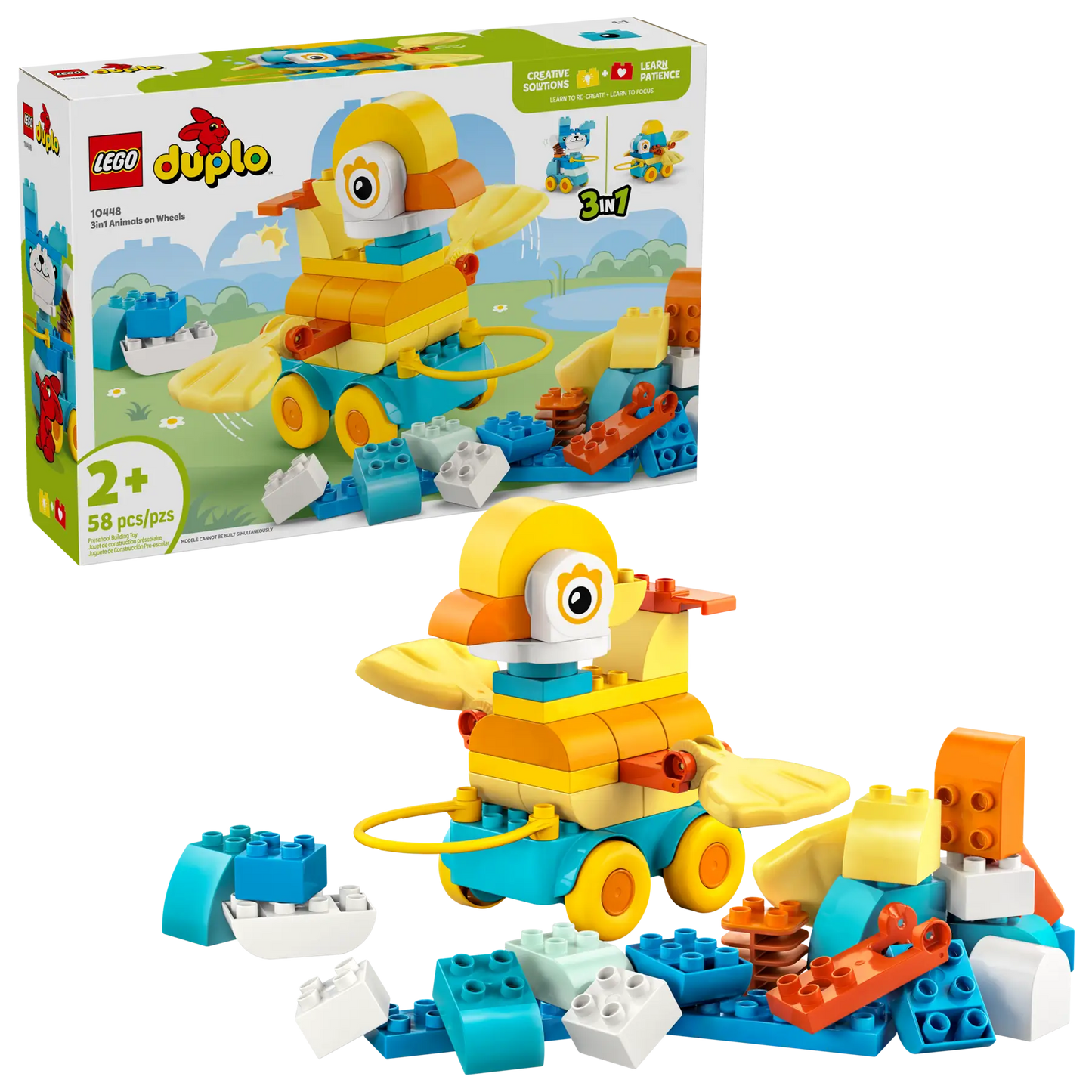 LEGO® | DUPLO: 3in1 Animals on Wheels (10448)