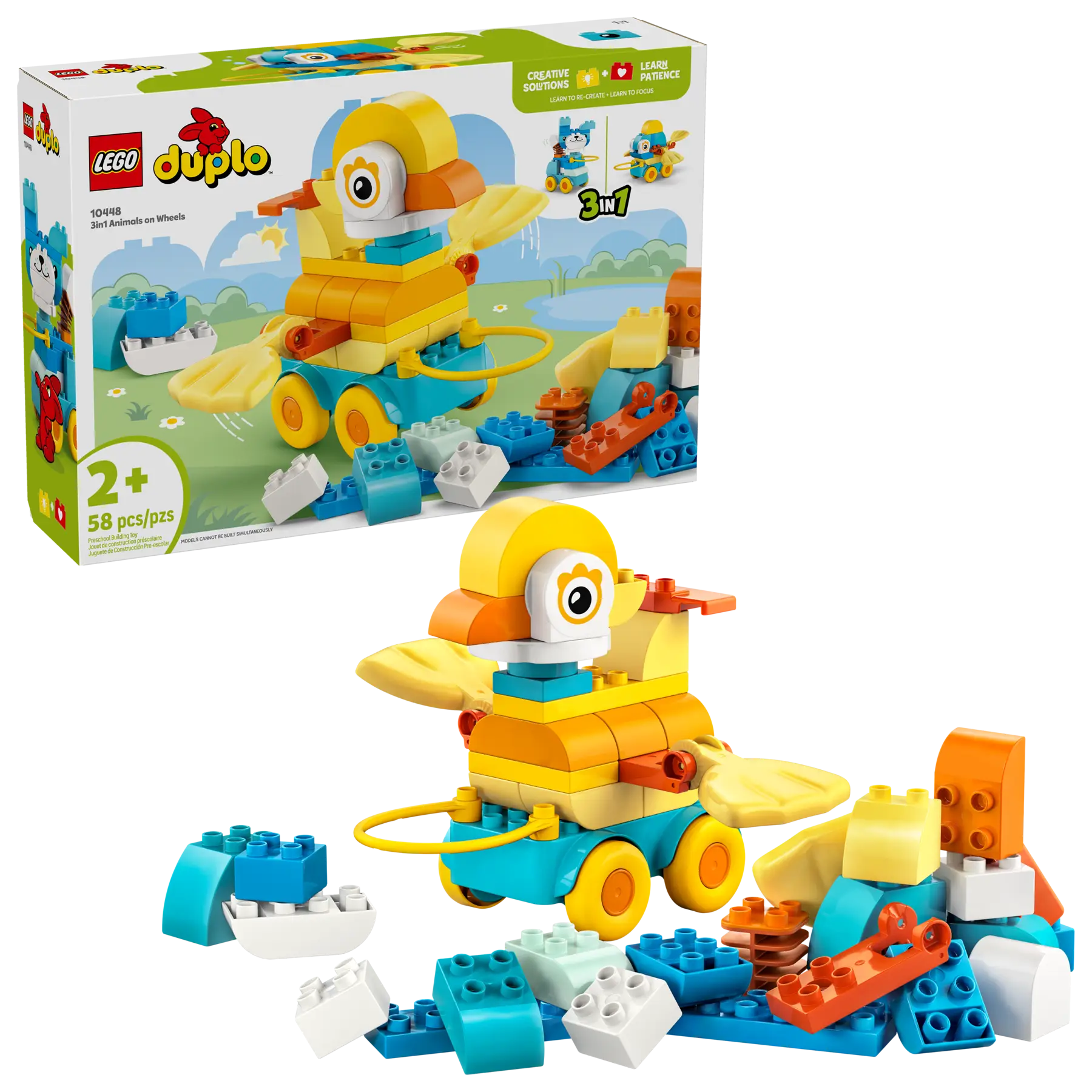 LEGO® | DUPLO: 3in1 Animals on Wheels (10448)