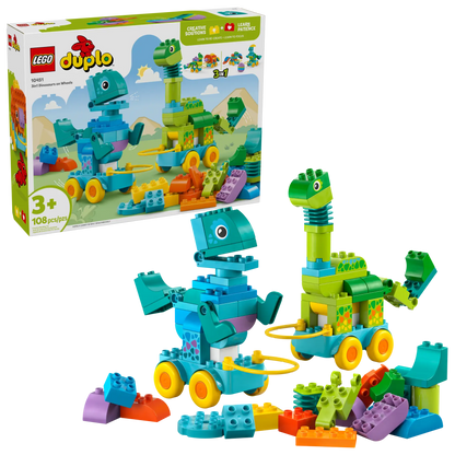 LEGO® | DUPLO: 3in1 Dinosaurs on Wheels (10451)