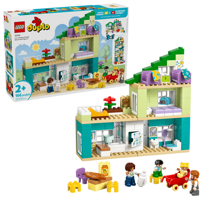 LEGO® | DUPLO: 3 in 1 Modern Family House with Figures (10470)