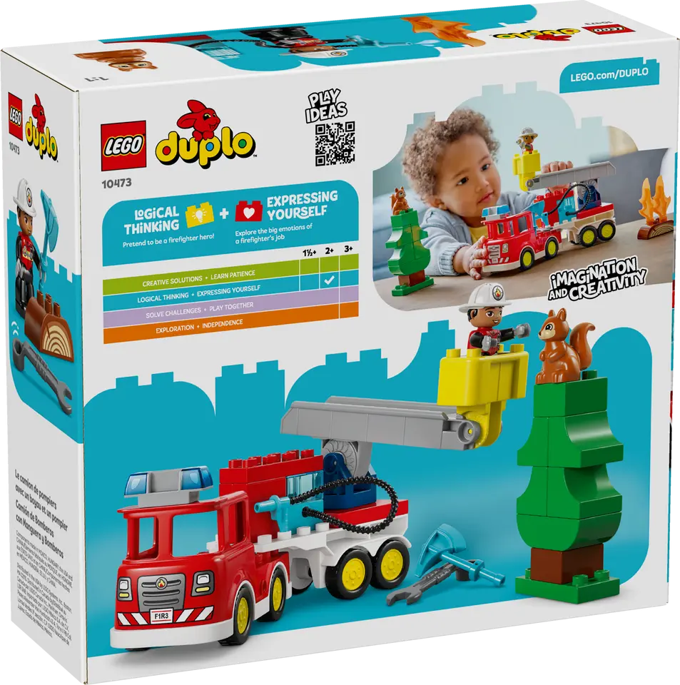 LEGO® | City: Fire Truck with Hose and Firefighter (10473)