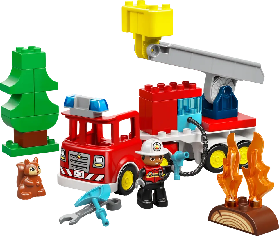 LEGO® | City: Fire Truck with Hose and Firefighter (10473)