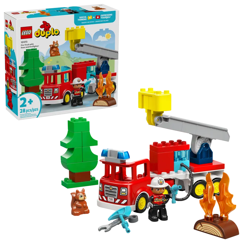 LEGO® | Duplo: Fire Truck with Hose and Firefighter (10473)