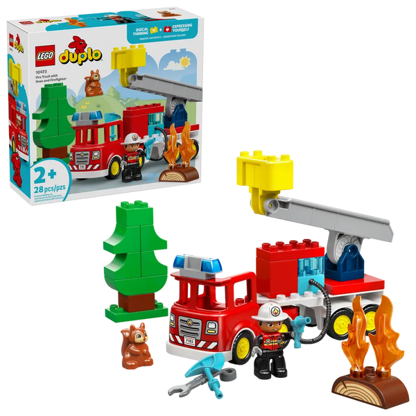 LEGO® | City: Fire Truck with Hose and Firefighter (10473)