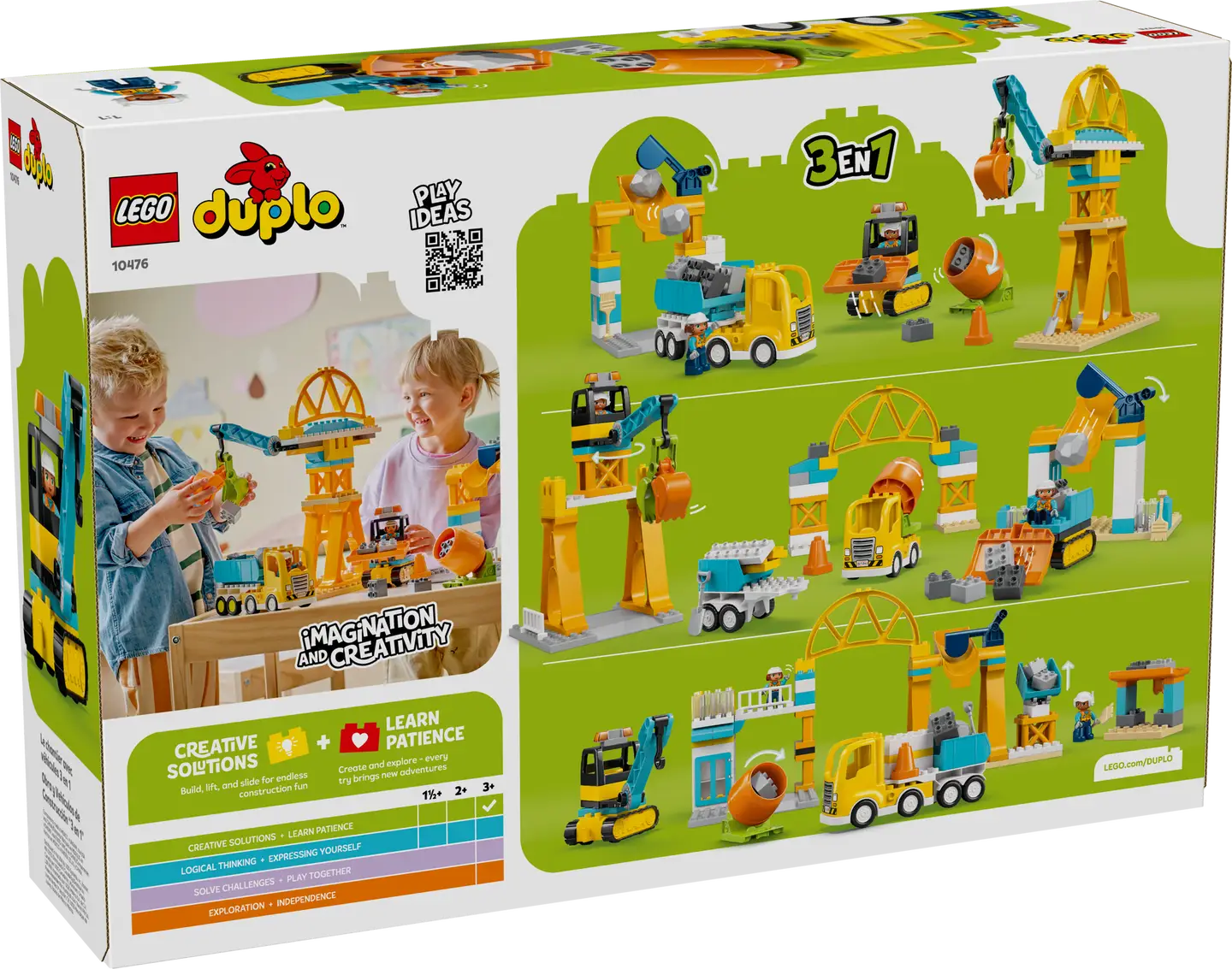 LEGO® | DUPLO: 3 in 1 Construction Site and Vehicles (10476)