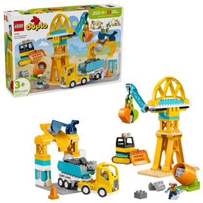 LEGO® | DUPLO: 3 in 1 Construction Site and Vehicles (10476)