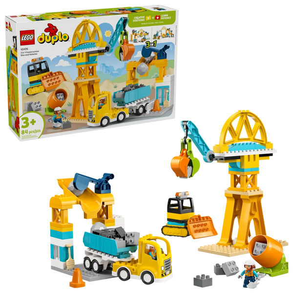 LEGO® | DUPLO: 3 in 1 Construction Site and Vehicles (10476)
