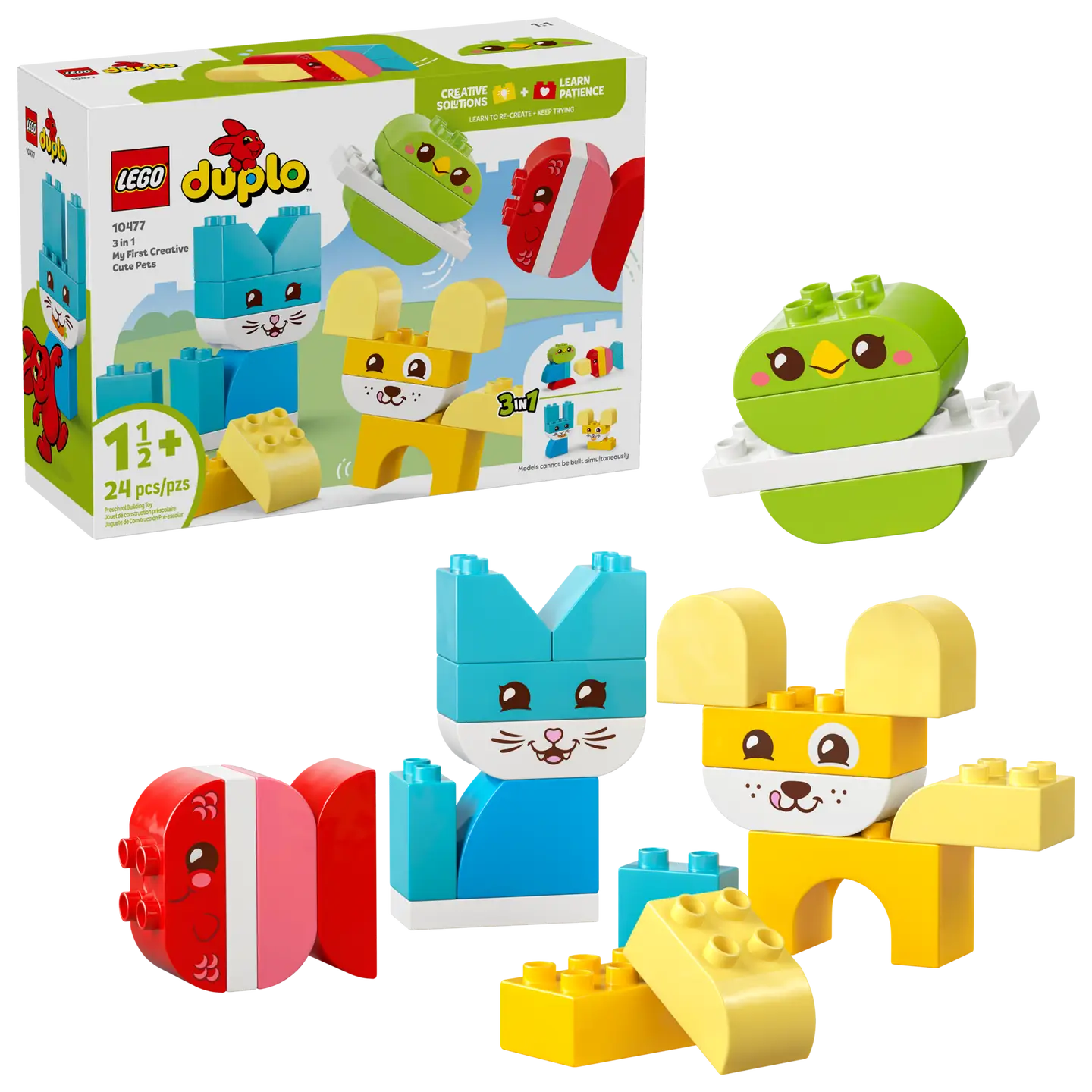 LEGO® | DUPLO: 3 in 1 Creative Cute Pets (10477)