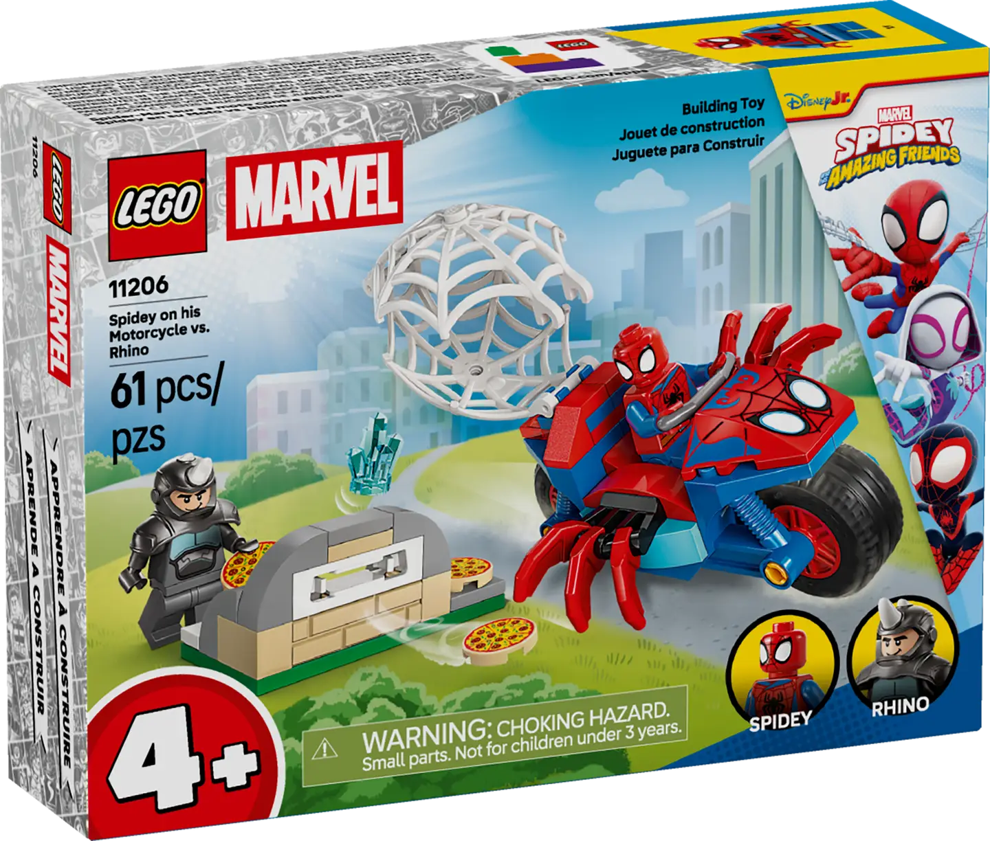 LEGO® | Marvel: Spidey on his Motorcycle vs. Rhino (11206)