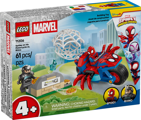LEGO® | Marvel: Spidey on his Motorcycle vs. Rhino (11206)
