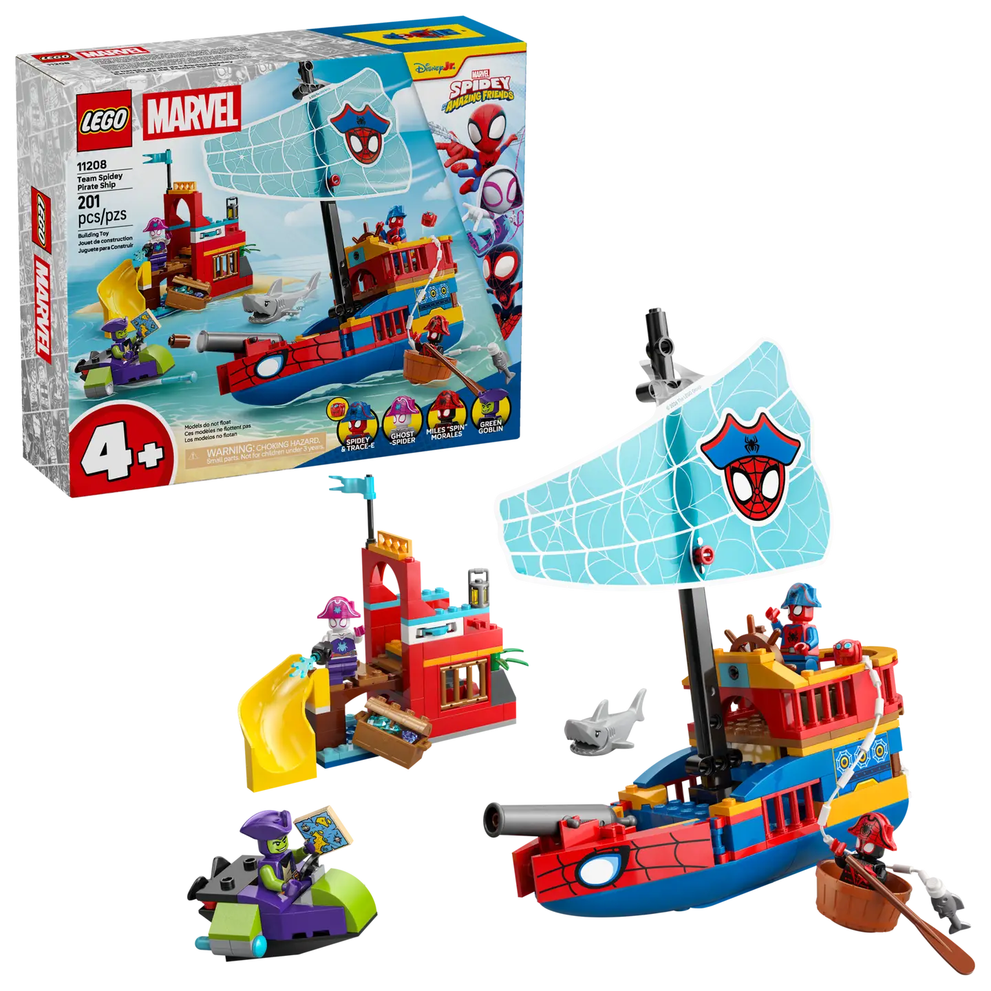 LEGO® | Marvel: Team Spidey Pirate Ship (11208)