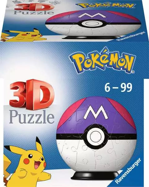 Ravensburger Pokemon Master Ball 54 piece 3D puzzle box
