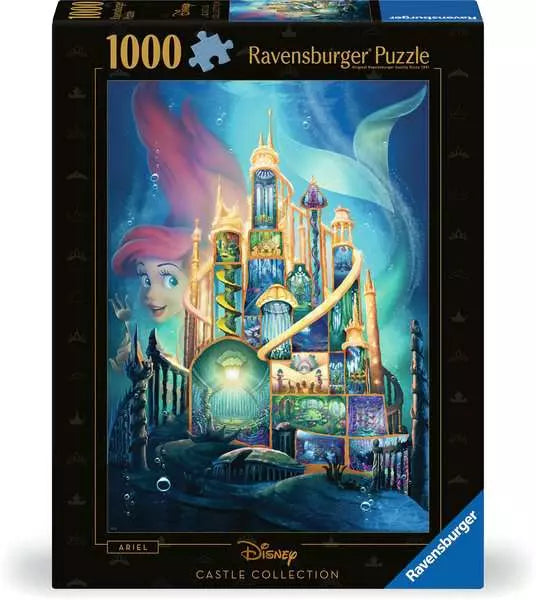 Ravensburger Disney Castles Ariel 1000 piece puzzle box