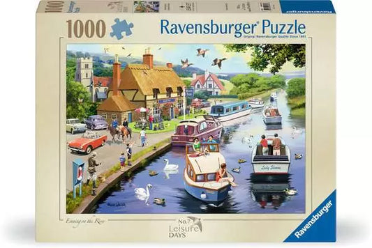 Ravensburger Leisure Days River 1000 piece puzzle box