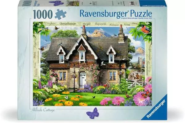 Ravensburger Hillside Cottage 1000 piece puzzle box
