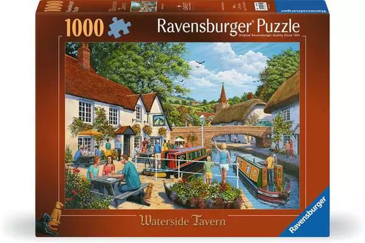 Ravensburger Waterside Tavern 1000 piece puzzle box
