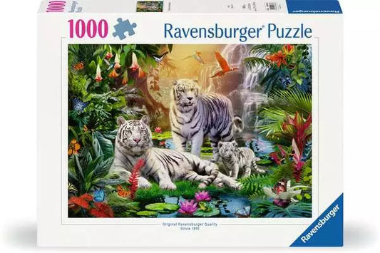 Ravensburger White Tiger Family 1000 piece puzzle box