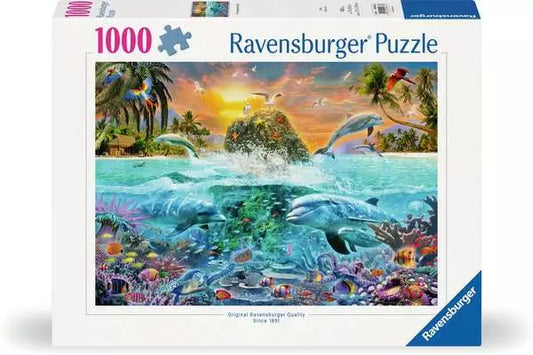 Ravensburger Underwater Island 1000 piece puzzle box