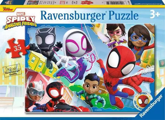 Ravensburger Spidey and His Amazing Friends 35 piece puzzle box