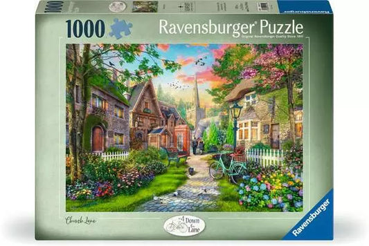 Ravensburger Church Lane 1000 piece puzzle box