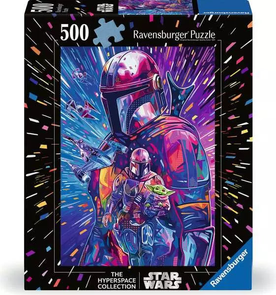 Ravensburger | Jigsaw Puzzle Star Wars Hyperspace The Mandalorian - 500 Pieces Puzzle