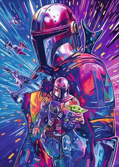 Ravensburger | Jigsaw Puzzle Star Wars Hyperspace The Mandalorian - 500 Pieces Puzzle