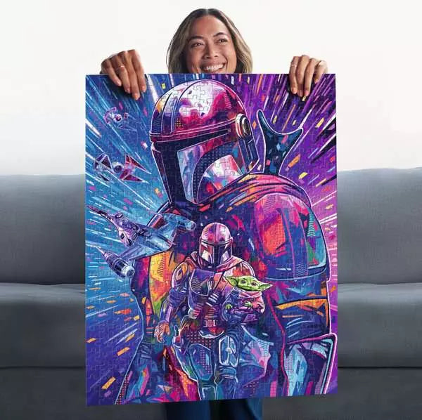 Jigsaw Puzzle Star Wars Hyperspace The Mandalorian - 500 Pieces Puzzle